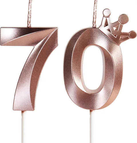 Vista 84 de Velas de cumpleaños número 10 para pastel, velas de oro rosa número 10 con corona, diseño 3D, decoración de pastel de cumpleaños para niñas