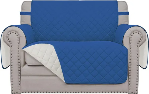 Vista 335 de Easy-Going - Funda reversible para sofá, resistente al agua, con varillas de espuma y correas elásticas, protector de muebles para mascotas y perros