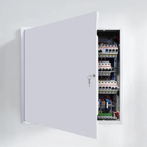 Vista 10 de VEVOR Panel de acceso para paneles de yeso, puerta de acceso de acero galvanizado de 13.3 x 13.3 pulgadas, panel de servicio con bisagras de fácil