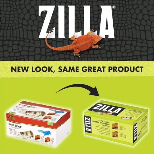 Vista 8 de Zilla Decoración de terrario de reptil con detección UV de detección rápida