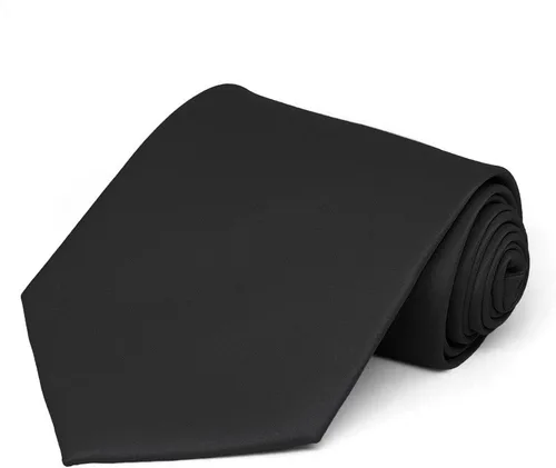Vista 513 de tiemart Corbata de color sólido para hombre Longitud estándar