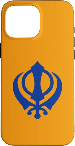 Vista 19 de Khanda Sikh Symbol Chakkar Kirpans Chakra Sikhism - Carcasa para iPhone 17