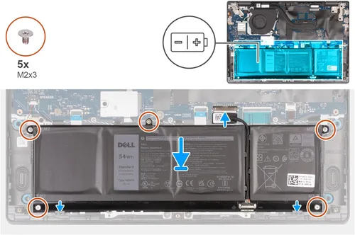 Vista 3 de DELL V6W33 - Batería de 4 celdas para Dell Latitude 3320 3330 3420 3520 3530 3445 5430 Vostro 3510 3511 3515 3520 3525 5310 5322 0 342 0 3425 3430