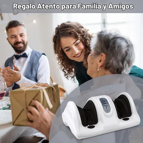 Vista 9 de ARLIME Shiatsu masajeador de pies con control remoto, 4 modos de amasamiento profundo Blanco