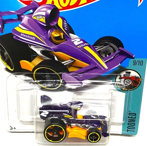 Vista 5 de Hot Wheels, 2017 Tooned, Tarmac Attack Mini Car [Púrpura] 29/365