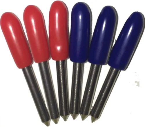 Vista 3 de Paquete de 6 cuchillas de repuesto para máquinas de corte profundo 45/60 Explore Maker de fabricación estadounidense, compatibles con Bridge Air