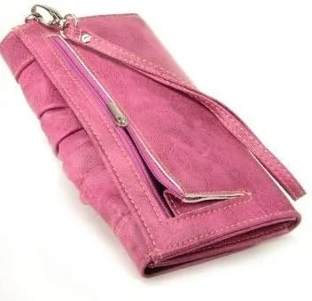 Vista 3 de Rosa Studded Turnlock Wristlet cartera