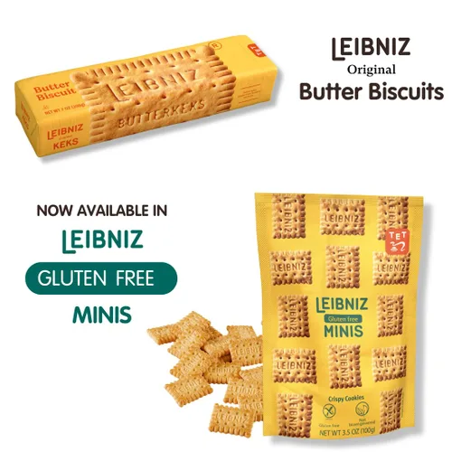 Vista 6 de Galletas de mantequilla Leibniz de Bahlsen (3 cajas) Nuestros clásicos y originales biscotes con mantequilla (cajas de 7 onzas)