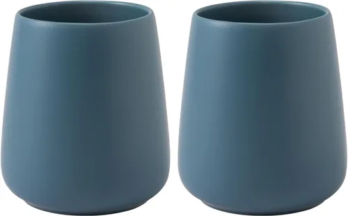 Vista 29 de Soporte Negro para Cepillos de Dientes para Baño - Soportes de Cerámica para Cepillos de Dientes, Soporte para Pasta de Dientes, Vaso Reutilizable