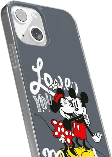 Vista 3 de ERT GROUP Funda de teléfono móvil para Xiaomi REDMI Note 10/10S original y con licencia oficial de Disney, Mickey & Minnie 001, adaptada óptimamente