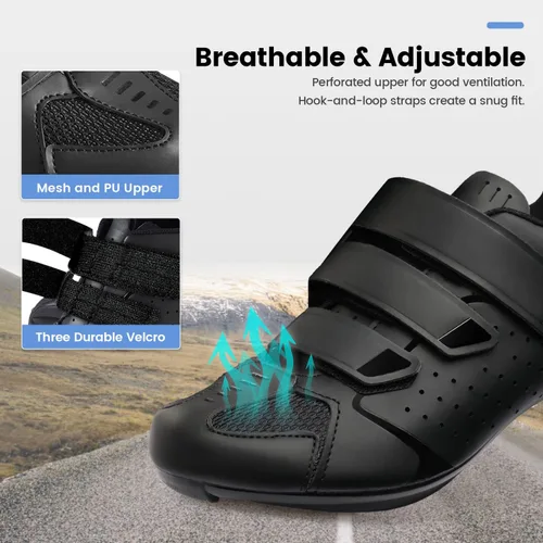 Vista 4 de Peloton - Zapatos de ciclismo para hombre 2 y 3 Bolt Look Delta Cleat Spin Bike Shoes Compatible con clips SPD Perfecto para ciclismo