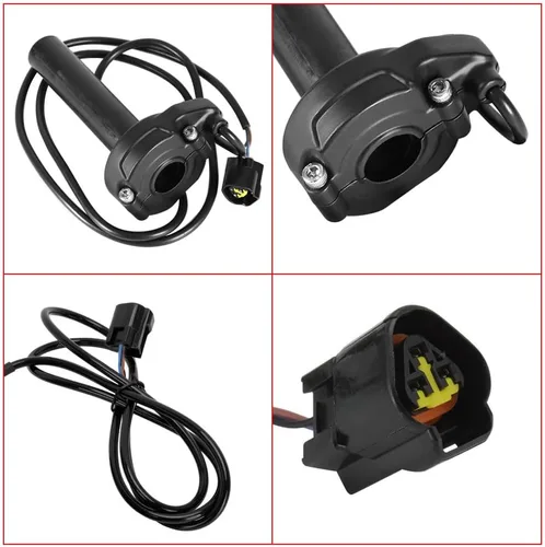 Vista 4 de Puños de acelerador Surron Mando de acelerador y rodamiento rodante JXMOTONG Puños de acelerador con cable de acelerador Kit de acelerador