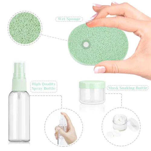 Vista 5 de anezus - Juego de 11 tazones para mezclar máscaras faciales, kit de herramientas de mezcla con máscara facial, cuenco, espátula, cepillo