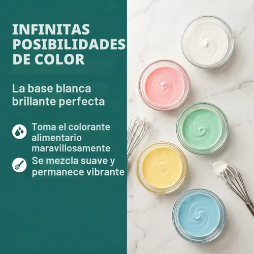 Vista 4 de Judee's Gluten Free Mezcla completa de merengue en polvo, mezcla de glaseado real y suministros de decoración de galletas, polvo de merengue
