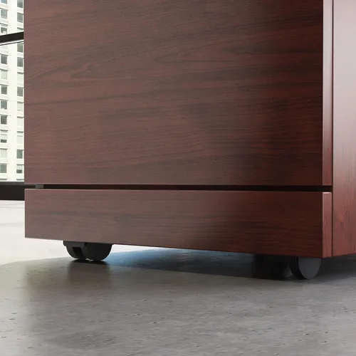 Vista 9 de OfficeWorks by Sauder Affirm - Archivo móvil de 3 cajones, acabado clásico cereza Cereza Clásico