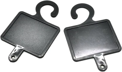 Vista 4 de 20pcs plástico gancho colgador & para embalaje calcetín prenda textil accesorios negro