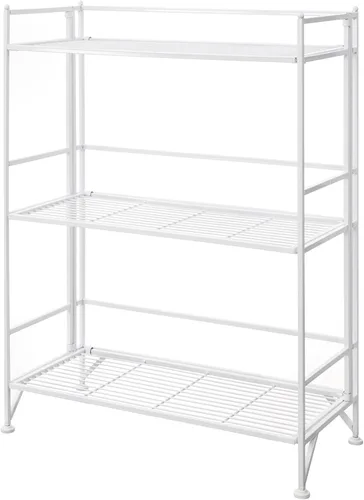 Vista 8 de Convenience Concepts Designs2Go - Estante para almacenamiento extra de 2 pisos, metal, plegable, Negro