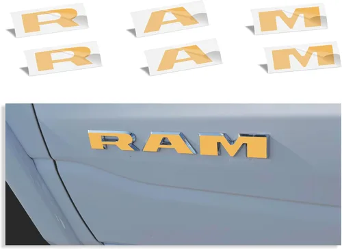 Vista 28 de Reflective Concepts 2019-2026 Adhesivos de calcomanías para emblemas de puerta RAM - (Color: Bandera Americana)