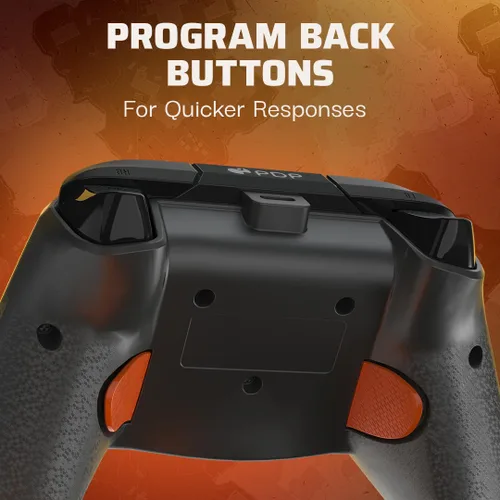 Vista 4 de PDP REMATCH GLOW Wired Xbox Controller, Licensed by Microsoft for Xbox, Monkey Bomb Call of Duty