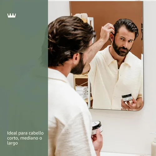 Vista 3 de Cremo Crema para peinar el cabello, productos para el cabello de alta calidad de barbero, 3.4 onzas