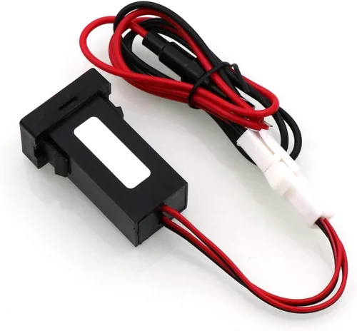 Vista 3 de QC3.0+5V 3A Dual USB Power Socket, Cargador de Coche de Carga Rápida Adaptador USB para Teléfono Inteligente PDA Android GPS Uso para Toyota