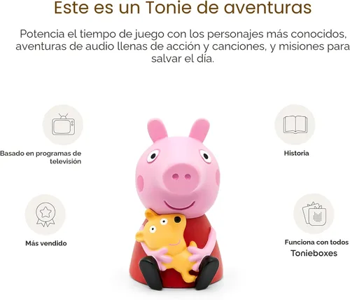 Vista 4 de Tonies Figura de juguete de audio de Peppa Pig