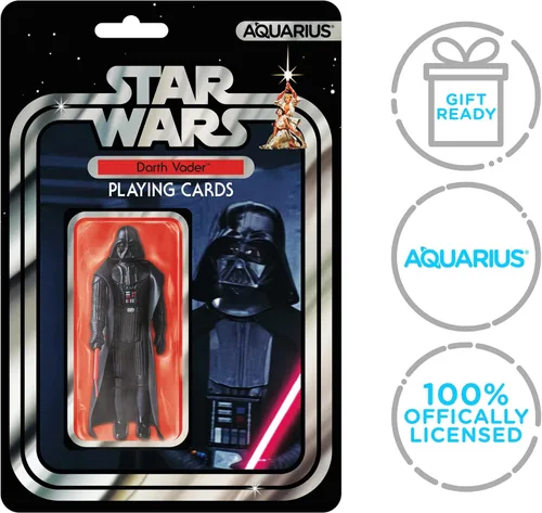 Vista 7 de Aquarius Star Wars Darth Vader - Baraja de cartas con temática de Darth Vader para tus juegos de cartas favoritos, mercancía y coleccionables