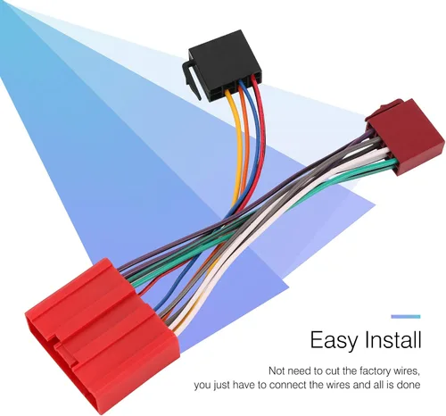 Vista 3 de RDBS Arnés de radio apto para modelos Mazda 2001-2007 Tribute Mpv Miata CX7 CX9 Protege conector de cableado estéreo