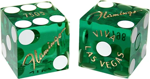 Vista 39 de Par de dados de casino en serie a juego - Auténticos dados de dados de Las Vegas 0.748 in, juegos de mesa y coleccionables - Aliante rojo pulido