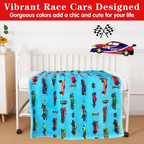 Vista 4 de Lukeight Manta para Niños Pequeños para Niños y Niñas, Manta de Felpa y Gruesa para Automóvil, Regalos de Cumpleaños para Niños Pequeños y Bebés
