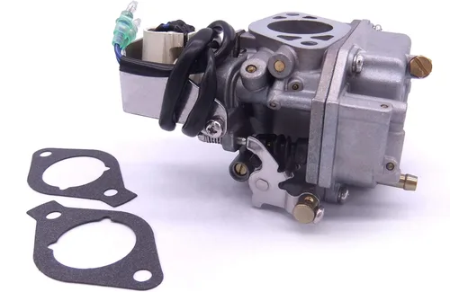 Vista 5 de SouthMarine Motor de barco 6AH-14301-00 6AH-14301-01 carburador Assy y 6AH-13646-00 juntas (2 piezas) para motor fuera de borda Yamaha 4-Stroke F20