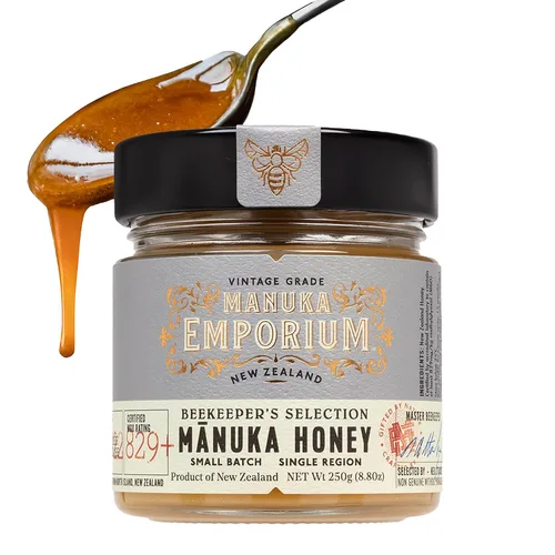 Vista 8 de Manuka Emporium, MGO 263+, Miel de Manuka pura, vitalidad diaria, tarro