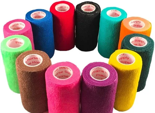 Vista 28 de Cinta adhesiva para veterinarios (negro) (paquete de 2) (3 pulgadas x 15 pies), autoadhesiva, adherente, cohesiva, flexible, autoadhesiva, rollo