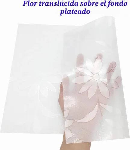Vista 5 de Juego de 4 manteles individuales gruesos e impermeables de plástico limpio para cocina, mesa de comedor, manteles individuales de plástico, lavables