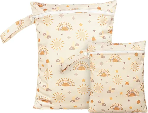Vista 10 de Bolsas húmedas de 2 tamaños, bolsa de almacenamiento impermeable para Playa