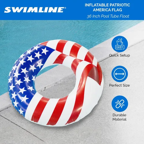 Vista 2 de Swimline Flotador de tubo de piscina Americana de 36
