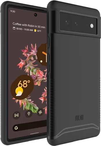 Vista 8 de TUDIA DualShield - Funda diseñada para Google Pixel 6 (2021), [Merge] a prueba de golpes, grado militar, delgada, resistente, de doble capa de Verde