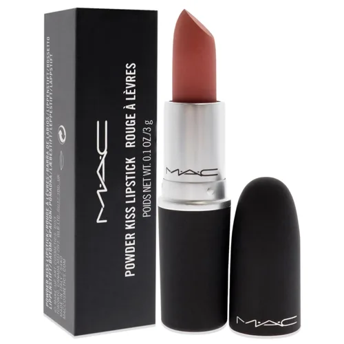 Vista 4 de MAC Powder Kiss - Lápiz labial 314 Mull It Over para mujer, 0.1 oz