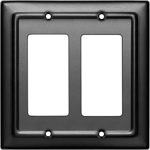 Vista 11 de Monarch Abode Placa de Pared Basculante de 1 Gang, Placa de Pared de Metal Decorativa Arquitectónica para Interruptor Individual, Placa Decorativa