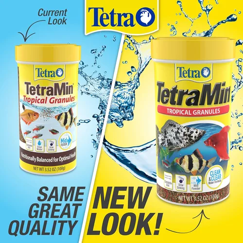 Vista 9 de Tetra TetraMin - Gránulos tropicales de 3.52 onzas, alimento para peces nutricionalmente equilibrado