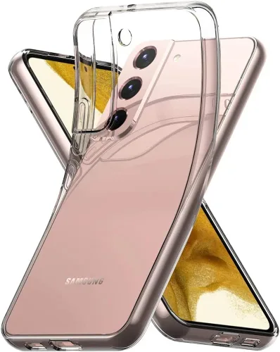 Vista 50 de Funda transparente para Samsung S23 5G, funda protectora de silicona transparente a prueba de golpes, funda protectora de TPU transparente