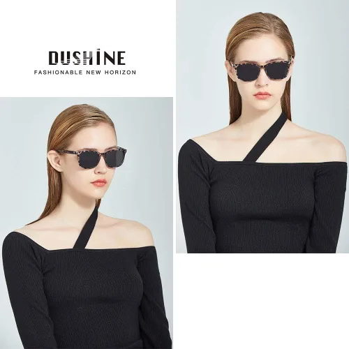 Vista 2 de DUSHINE - Gafas de sol polarizadas para mujer estilo clásico retro 100 protección UV