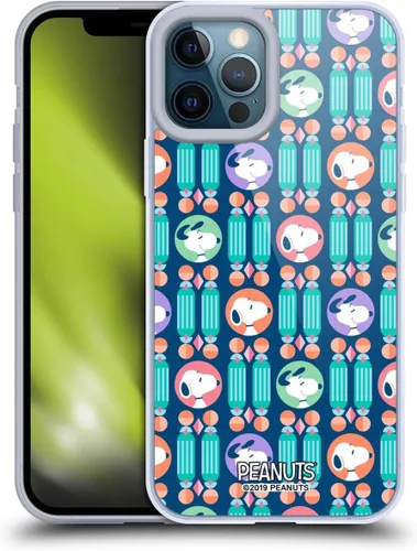 Vista 60 de Head Case Designs Snoopy Deco Dreams - Funda de gel suave con licencia oficial de Peanuts Blue Pattern compatible con Apple iPhone 7 Plus/iPhone 8