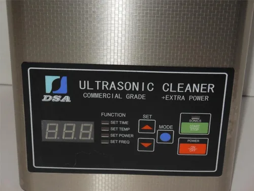 Vista 4 de Limpiador ultrasónico (3L) con control de frecuencia doble, 20 khz 40 khz, cesta de acero inoxidable y joyería de 3 litros, calentador de 200 W