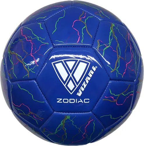 Vista 11 de VIZARI Zodiac Balón de fútbol juvenil de cuero sintético para niños, niñas y niños pequeños, diseño duradero e impermeable para entrenamiento