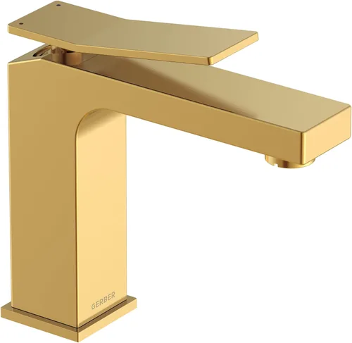 Vista 8 de Gerber Avian - Grifo de baño central de 4 pulgadas con 2 manijas con drenaje de toque de metal, bronce cepillado
