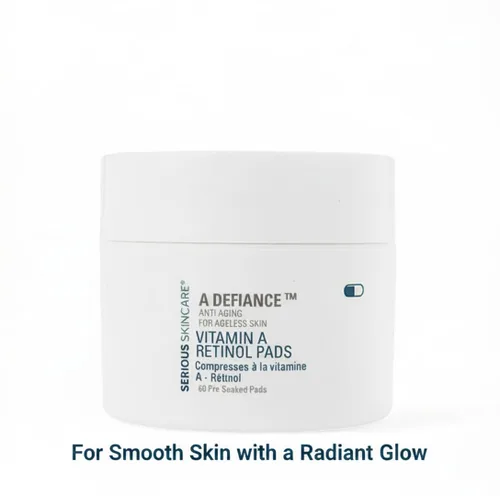 Vista 6 de Serious Skincare - Almohadillas de tratamiento de exfoliación de retinol para una piel más suave, palmitato de retinilo, vitamina A