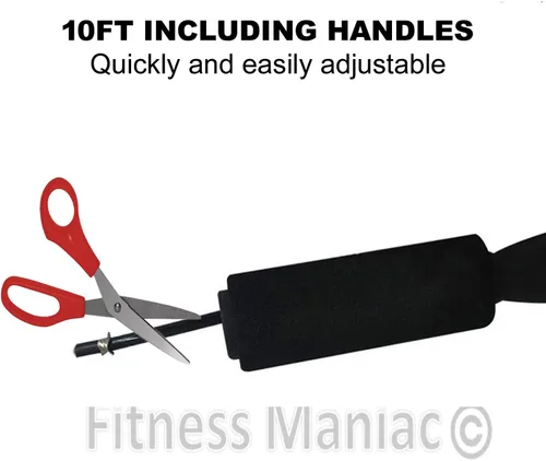 Vista 5 de Fitness Maniac Cuerdas de saltar de 5 unidades para entrenamiento de boxeo, salto de velocidad, ejercicio, fitness, hombres, mujeres, adultos