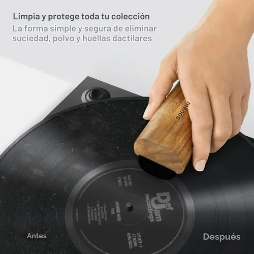 Vista 2 de Boundless Audio Kit de Limpieza de Discos de Vinilo - Kit Limpiador de Vinilo 5 en 1 Incluye Cepillo para Discos, Limpiador de Aguja, Solución
