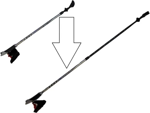Vista 2 de LEKI Nordic Walking Vario Junior HTS Serie 5.5 con longitud ajustable